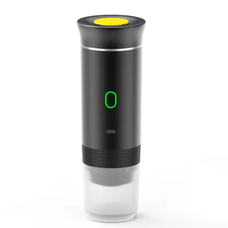 Máquina de Café Expresso Portátil 3 em 1 – Sem Fio, USB-C, 15 Bar, para Cápsulas e Pó