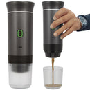 Máquina de Café Expresso Portátil 3 em 1 – Sem Fio, USB-C, 15 Bar, para Cápsulas e Pó