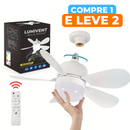 [COMPRE 1 LEVE 2] Lâmpada LED Com Ventilador De Teto Silencioso 60w Bivolt 2 Em 1