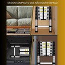 [ÚLTIMAS UNIDADES] Escada Telescópica Profissional de Alumínio 4,10 Metros - Stalker