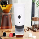 Máquina de Café Expresso Portátil 3 em 1 – Sem Fio, USB-C, 15 Bar, para Cápsulas e Pó