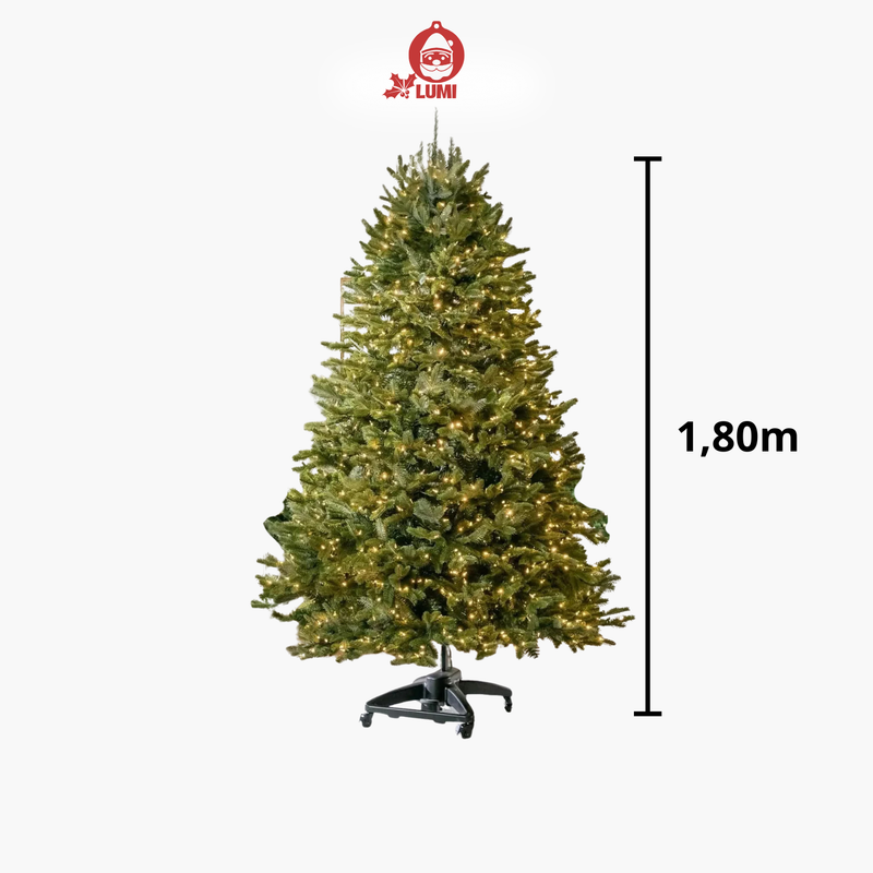 LumiNoel™- Árvore de Natal Premium com LEDs Embutidos