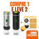 Máquina de Café Expresso Portátil 3 em 1 – Sem Fio, USB-C, 15 Bar, para Cápsulas e Pó